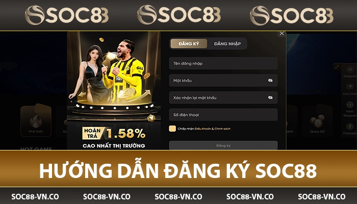SOC88 chve🥇 Nhà Cái Uy Tín Top 1 Châu Á | Vào SOC88 VN +88K 16 Hướng dẫn đăng ký Soc88